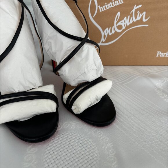 Christian Loutboutin Gwynitta 100 mm sandals size US 9, like new - Picture 3 of 12